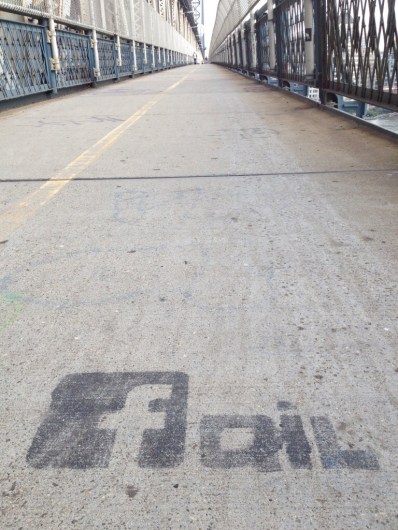 As seen on the Manhattan Bridge Bike Path © Roberto Ledesma